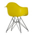 Cadeira de Braços em Plástico Eames DAR / Base Preta